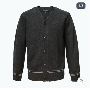 Ravenclaw Knitted Wool School Cardigan Made in Scotland Small